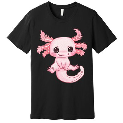 Axolotl Cute Baby Design - Magically Cute Animal Premium T-Shirt