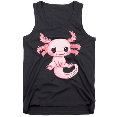 Axolotl Cute Baby Design - Magically Cute Animal Tank Top