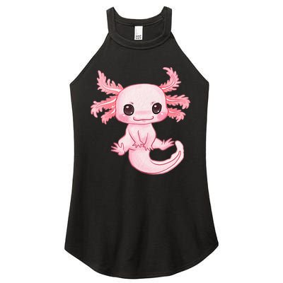 Axolotl Cute Baby Design - Magically Cute Animal Women's Perfect Tri Rocker Tank