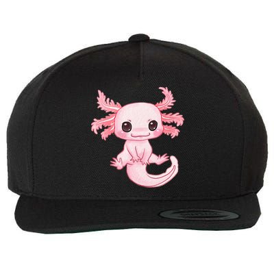 Axolotl Cute Baby Design - Magically Cute Animal Wool Snapback Cap