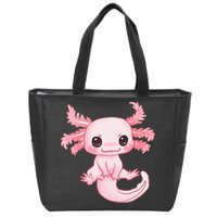 Axolotl Cute Baby Design - Magically Cute Animal Zip Tote Bag