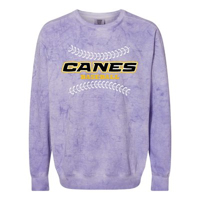 As Canes Baseball Sports Colorblast Crewneck Sweatshirt