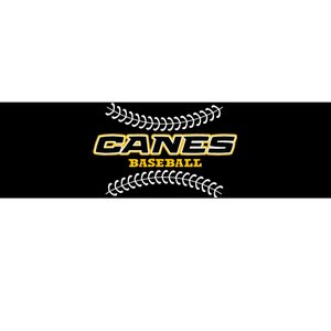 As Canes Baseball Sports Bumper Sticker