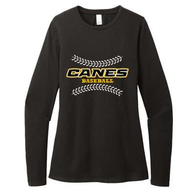 As Canes Baseball Sports Womens CVC Long Sleeve Shirt