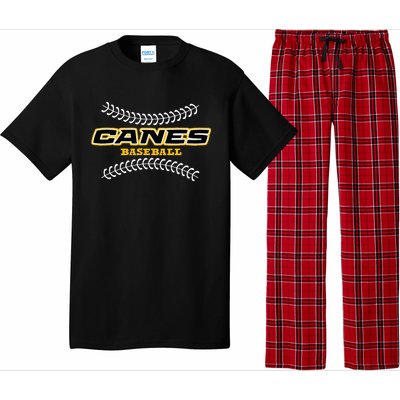 As Canes Baseball Sports Pajama Set