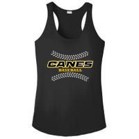 As Canes Baseball Sports Ladies PosiCharge Competitor Racerback Tank