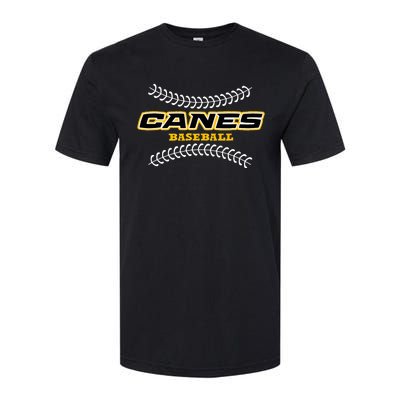 As Canes Baseball Sports Softstyle CVC T-Shirt