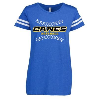 As Canes Baseball Sports Enza Ladies Jersey Football T-Shirt