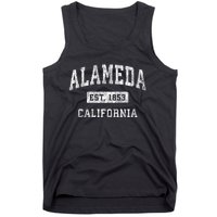 Alameda California Ca Vintage Classic Established Tank Top