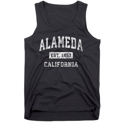 Alameda California Ca Vintage Classic Established Tank Top