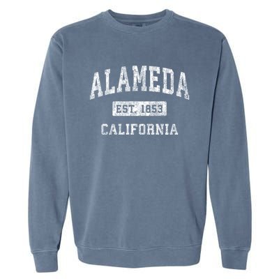 Alameda California Ca Vintage Classic Established Garment-Dyed Sweatshirt