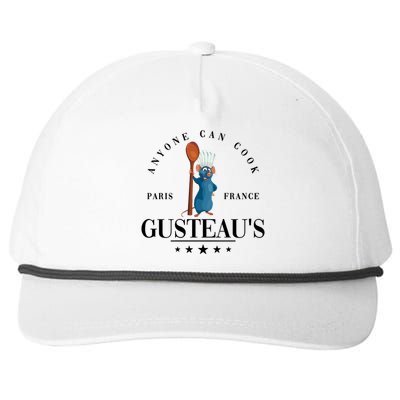 Anyone Can Cook Paris France Gusteaus Funny Mug Anyone Can Cook Snapback Five-Panel Rope Hat