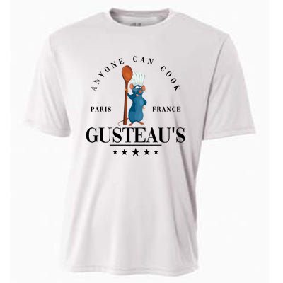 Anyone Can Cook Paris France Gusteaus Funny Mug Anyone Can Cook Cooling Performance Crew T-Shirt