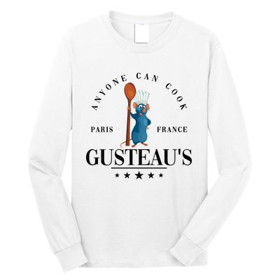 Anyone Can Cook Paris France Gusteaus Funny Mug Anyone Can Cook Long Sleeve Shirt