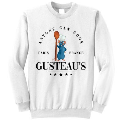 Anyone Can Cook Paris France Gusteaus Funny Mug Anyone Can Cook Sweatshirt