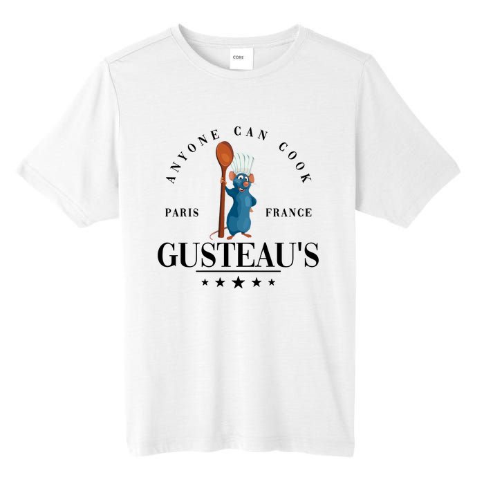 Anyone Can Cook Paris France Gusteaus Funny Mug Anyone Can Cook Tall Fusion ChromaSoft Performance T-Shirt