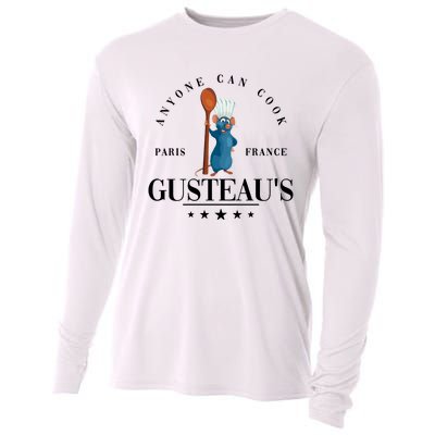 Anyone Can Cook Paris France Gusteaus Funny Mug Anyone Can Cook Cooling Performance Long Sleeve Crew