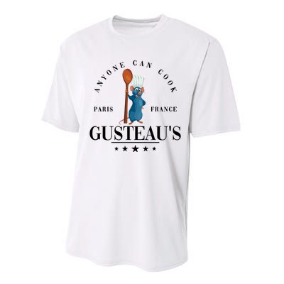 Anyone Can Cook Paris France Gusteaus Funny Mug Anyone Can Cook Performance Sprint T-Shirt