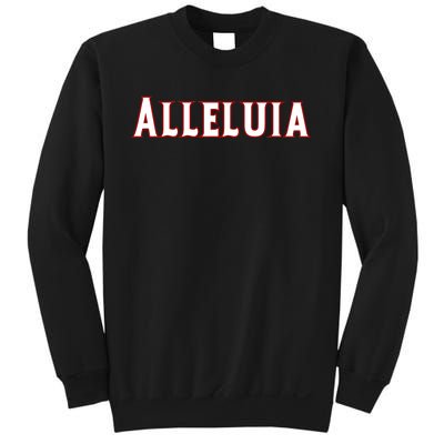 Alleluia Christian Cross Present Product Sweatshirt