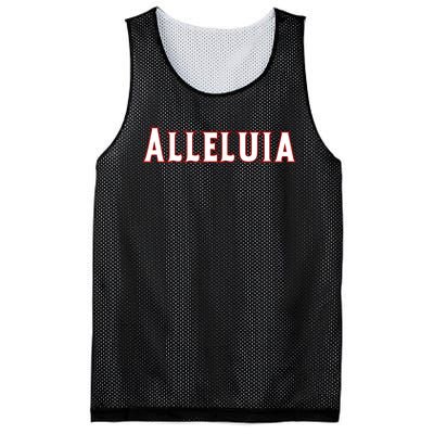 Alleluia Christian Cross Present Product Mesh Reversible Basketball Jersey Tank