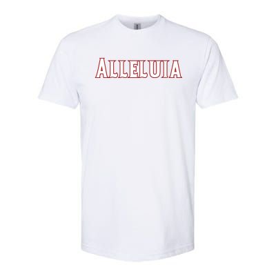 Alleluia Christian Cross Present Product Softstyle CVC T-Shirt