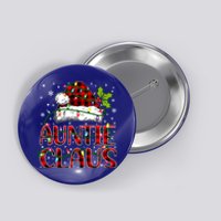 Auntie Claus Christmas Lights Matching Family Xmas Pajama Gift Button