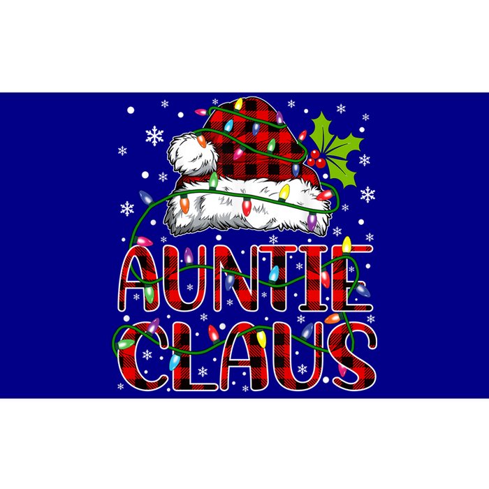 Auntie Claus Christmas Lights Matching Family Xmas Pajama Gift Bumper Sticker