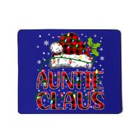 Auntie Claus Christmas Lights Matching Family Xmas Pajama Gift Mousepad