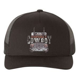 Asphalt Cowboy Cool Truck Driver Design Trucker Yupoong Adult 5-Panel Trucker Hat