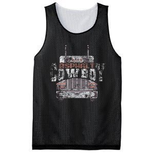 Asphalt Cowboy Cool Truck Driver Design Trucker Mesh Reversible Basketball Jersey Tank