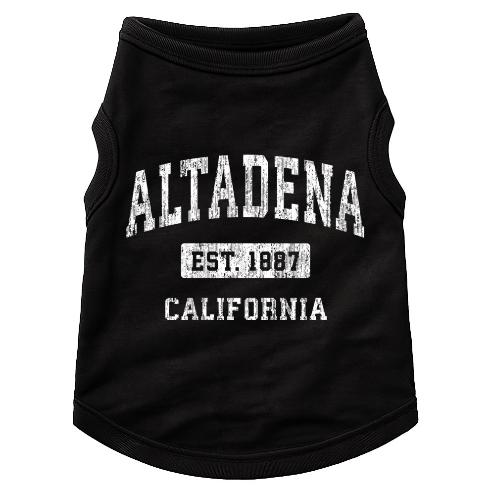 Altadena California Ca Vintage Sports Doggie Tank