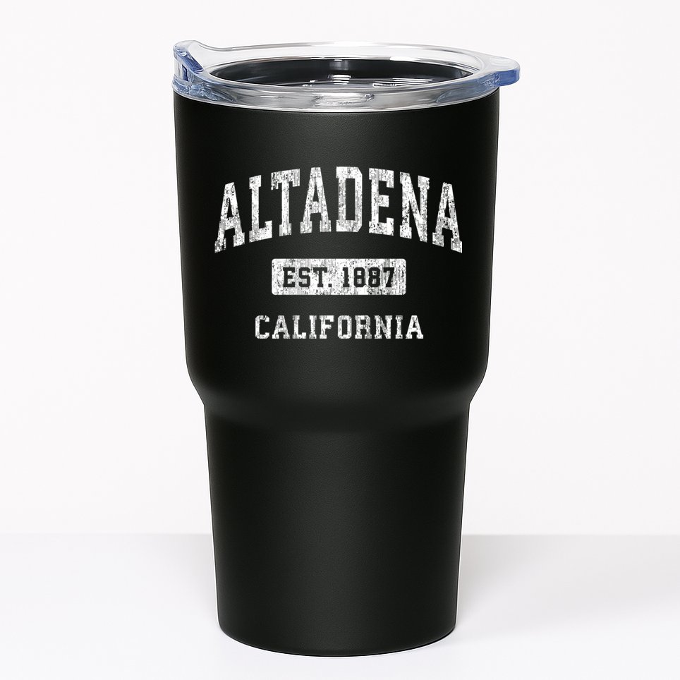 Altadena California Ca Vintage Sports Tumbler