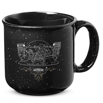 Air Cooled Classic Car Engine Vdub Aircooled Life 15oz Campfire Ceramic Mug