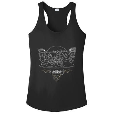 Air Cooled Classic Car Engine Vdub Aircooled Life Ladies PosiCharge Competitor Racerback Tank