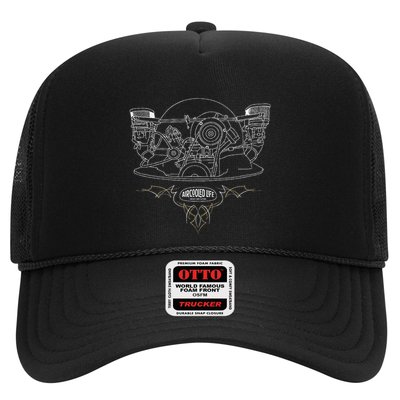 Air Cooled Classic Car Engine Vdub Aircooled Life Trucker Hat