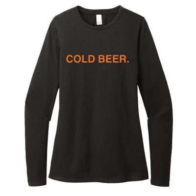 Andrew Chafin Cold Beer Womens CVC Long Sleeve Shirt