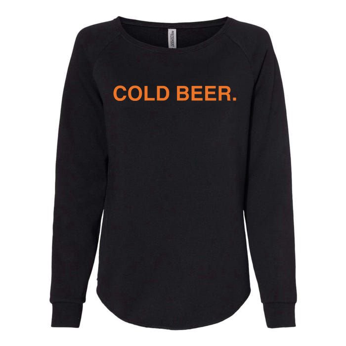 Andrew Chafin Cold Beer Womens California Wash Sweatshirt