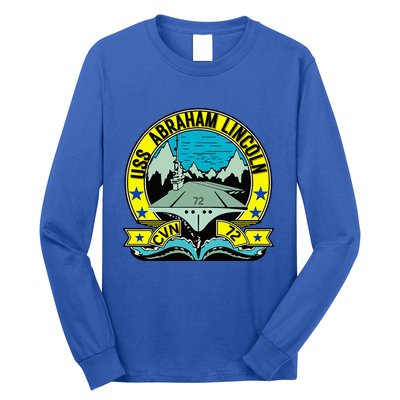 Aircraft Carrier Cvn 72 Uss Abraham Lincoln Long Sleeve Shirt