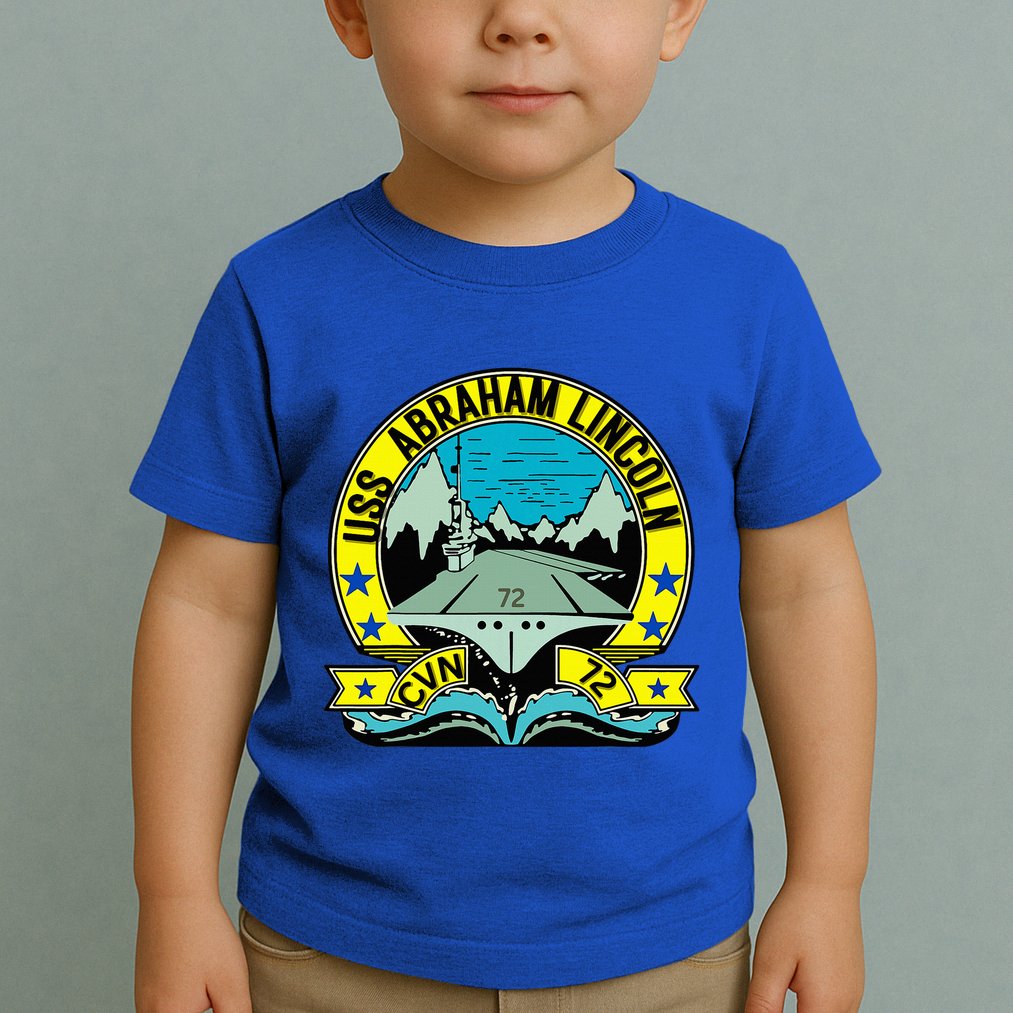 Aircraft Carrier Cvn 72 Uss Abraham Lincoln Toddler T-Shirt