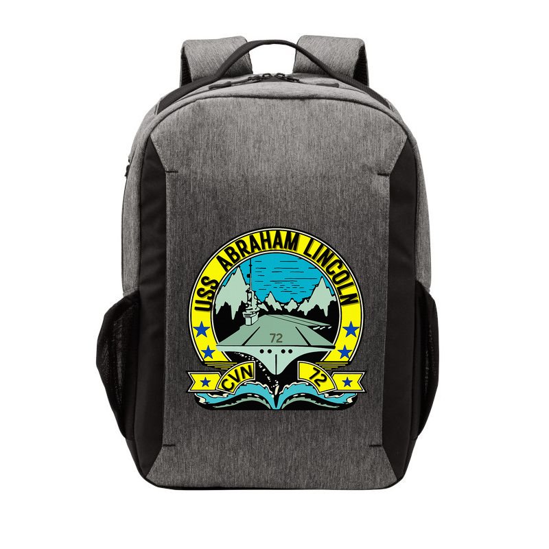 Aircraft Carrier Cvn 72 Uss Abraham Lincoln Vector Backpack