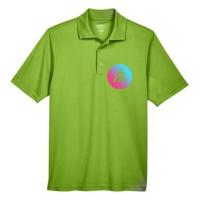 Algorand Crypto Colorful Logo Men's Origin Performance Piqué Polo