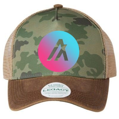 Algorand Crypto Colorful Logo Legacy Tie Dye Trucker Hat