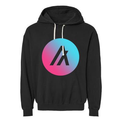 Algorand Crypto Colorful Logo Garment-Dyed Fleece Hoodie