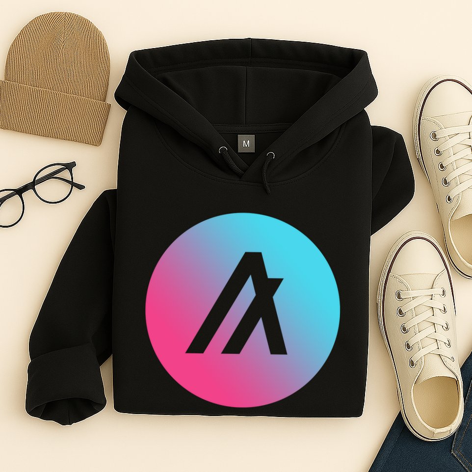 Algorand Crypto Colorful Logo Hoodie