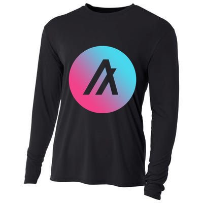 Algorand Crypto Colorful Logo Cooling Performance Long Sleeve Crew
