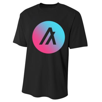 Algorand Crypto Colorful Logo Performance Sprint T-Shirt