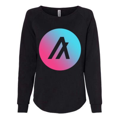 Algorand Crypto Colorful Logo Womens California Wash Sweatshirt