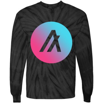 Algorand Crypto Colorful Logo Tie-Dye Long Sleeve Shirt