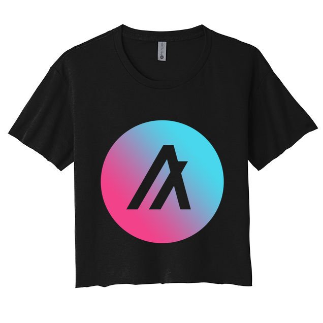 Algorand Crypto Colorful Logo Crop Top