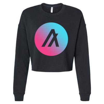 Algorand Crypto Colorful Logo Cropped Pullover Crew